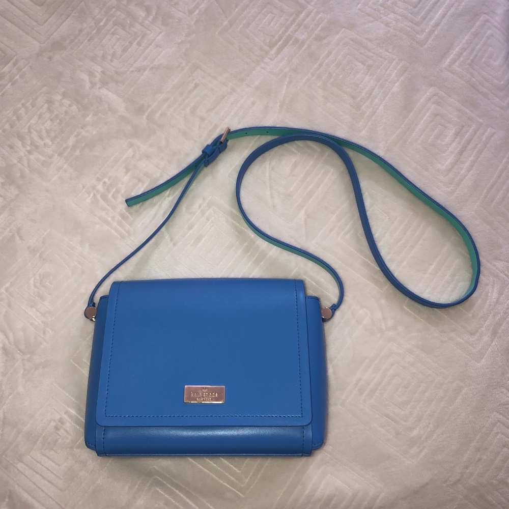 Kate Spade Blue Block Cross Body Bag